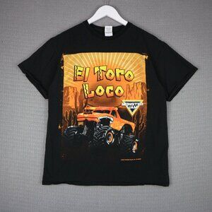 Monster Jam El Toro Loco Monster truck Racing Tee Mens Large
